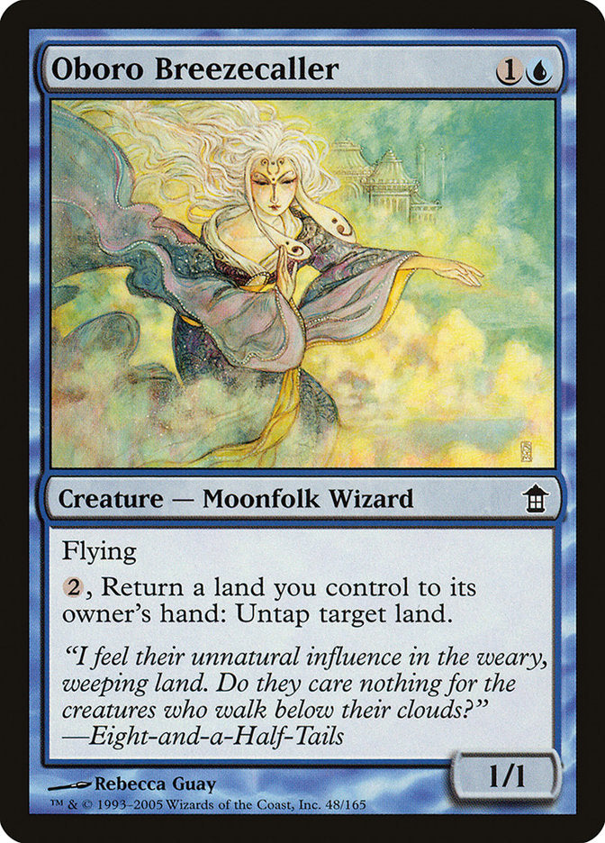 MTG Card Title: Oboro Breezecaller SOK/48