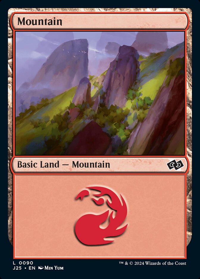 MTG Card Title: Mountain J25/90