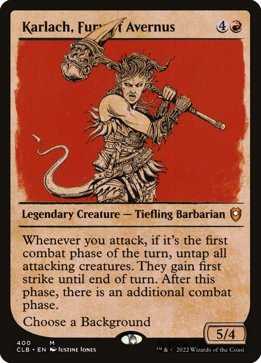 MTG Card Title: Karlach, Fury of Avernus CLB/400