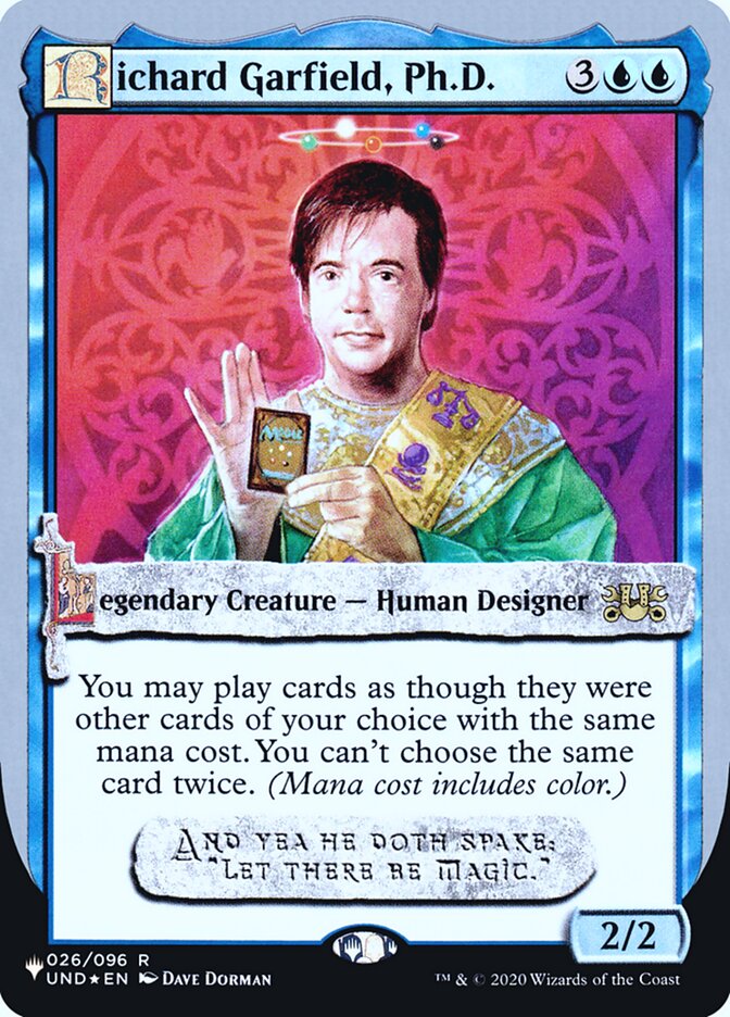 MTG Card Title: Richard Garfield, Ph.D. ULST/17