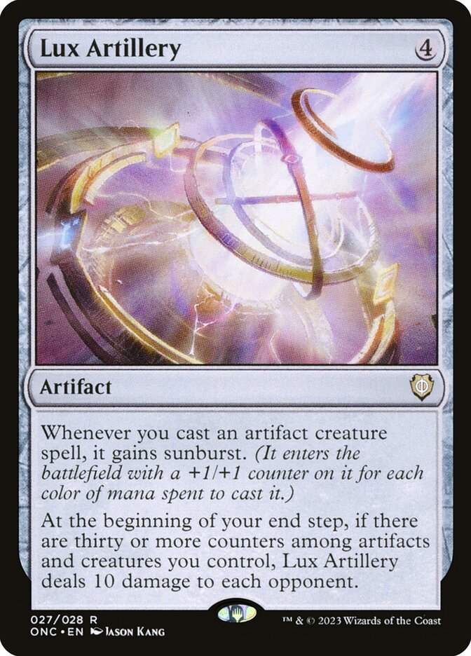 MTG Card Title: Lux Artillery ONC/27