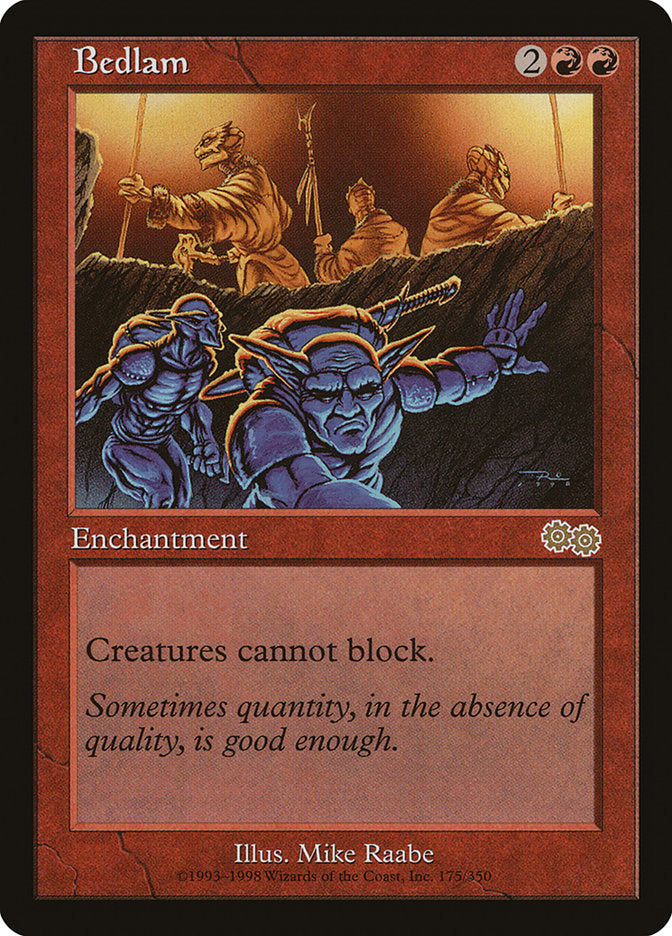 MTG Card Title: Bedlam USG/175