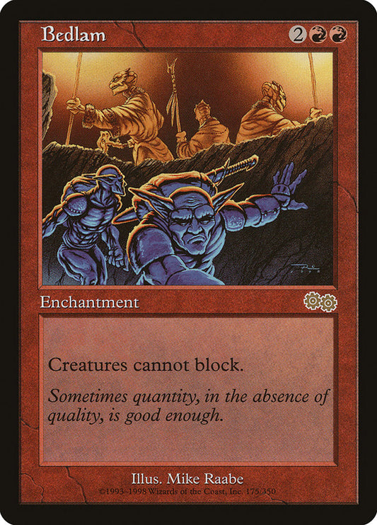 MTG Card Title: Bedlam USG/175