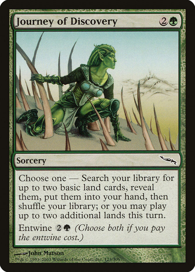 MTG Card Title: Journey of Discovery MRD/123