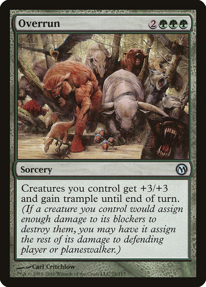 MTG Card Title: Overrun DPA/78