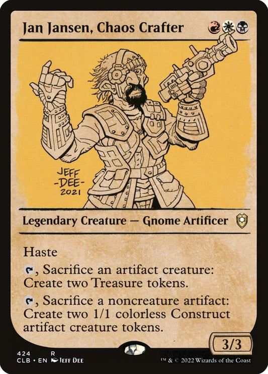 MTG Card Title: Jan Jansen, Chaos Crafter CLB/424