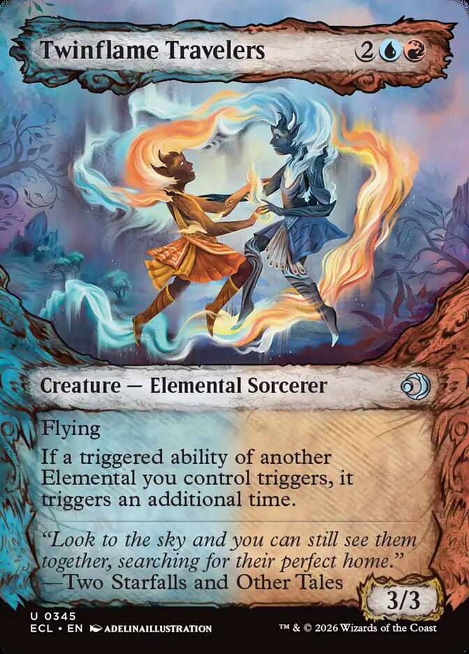 MTG Card Title: Twinflame Travelers ECL/345