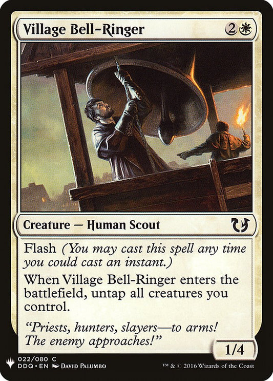 MTG Card Title: Village Bell-Ringer PLST/DDQ-22