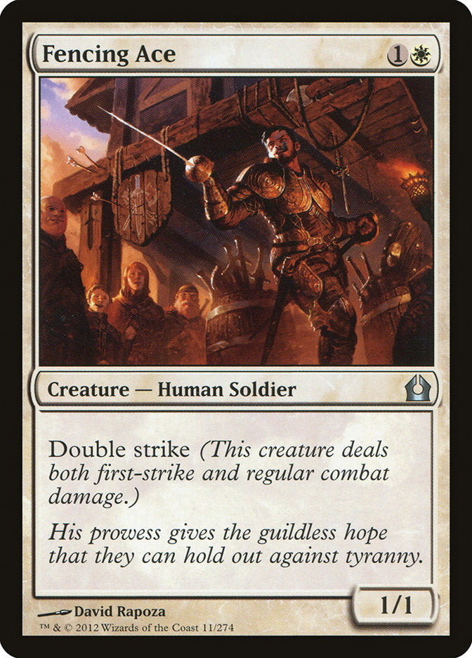 MTG Card Title: Fencing Ace RTR/11