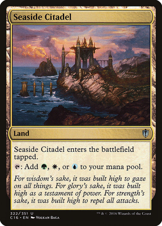 MTG Card Title: Seaside Citadel C16/322