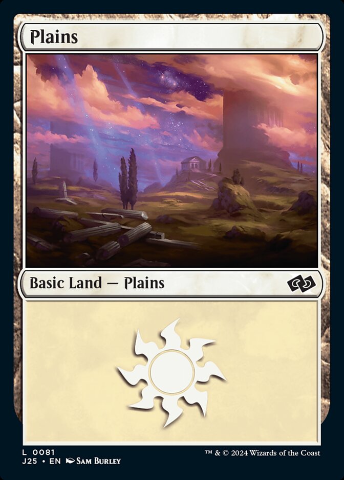 MTG Card Title: Plains J25/81