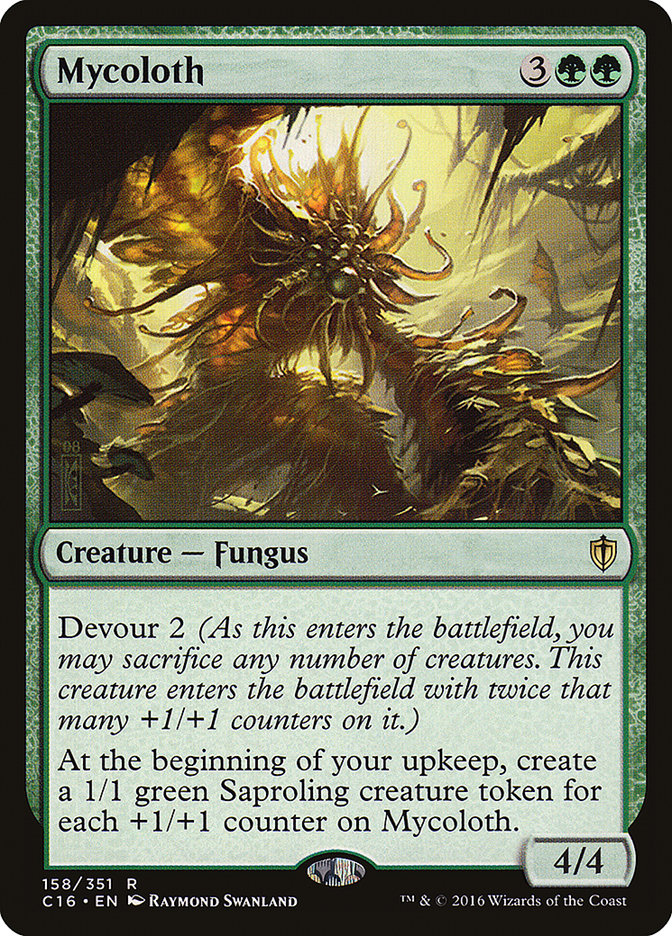 MTG Card Title: Mycoloth C16/158