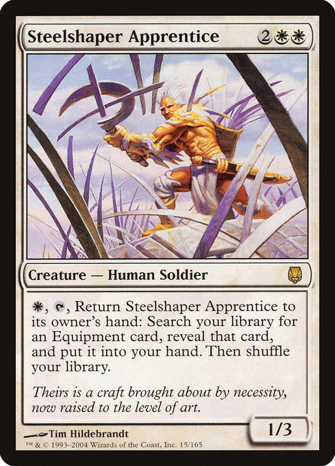 MTG Card Title: Steelshaper Apprentice DST/15