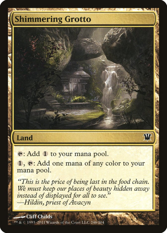 MTG Card Title: Shimmering Grotto ISD/246
