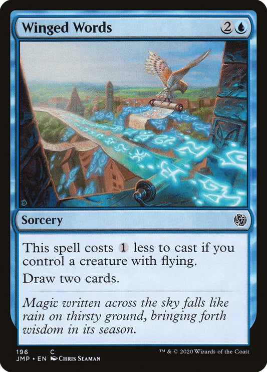 MTG Card Title: Winged Words JMP/196