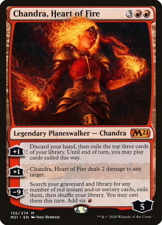 MTG Card Title: Chandra, Heart of Fire M21/135