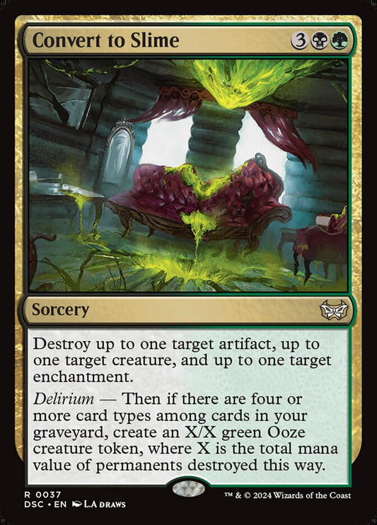 MTG Card Title: Convert to Slime DSC/37