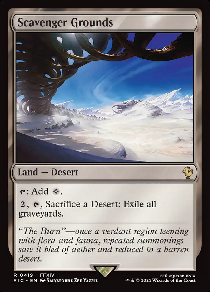 MTG Card Title: Scavenger Grounds FIC/419