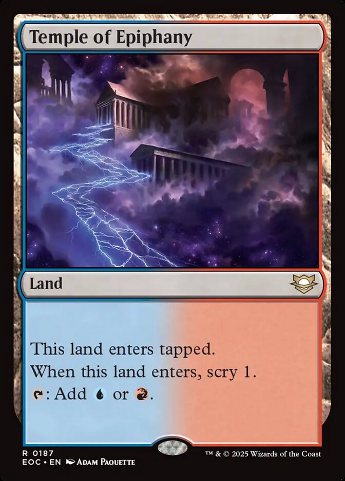 MTG Card Title: Temple of Epiphany EOC/187