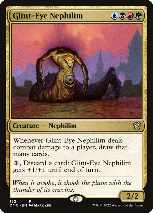 MTG Card Title: Glint-Eye Nephilim DMC/152