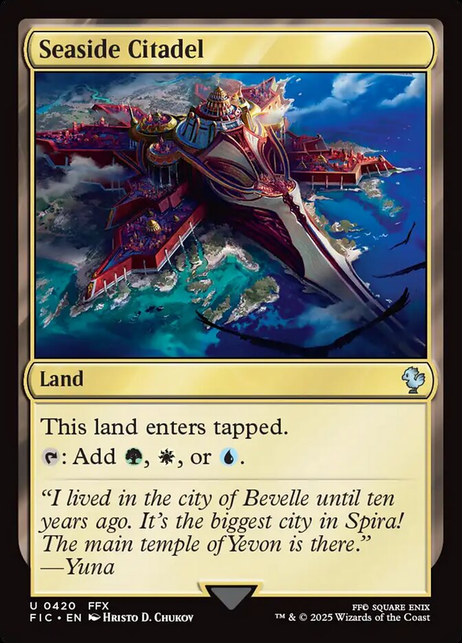 MTG Card Title: Seaside Citadel FIC/420