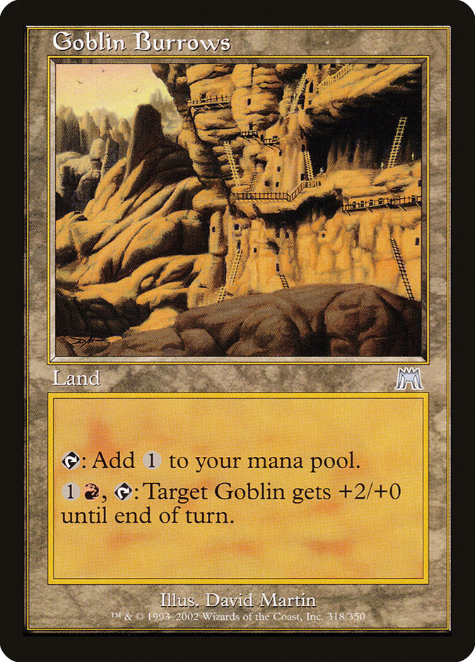 MTG Card Title: Goblin Burrows ONS/318