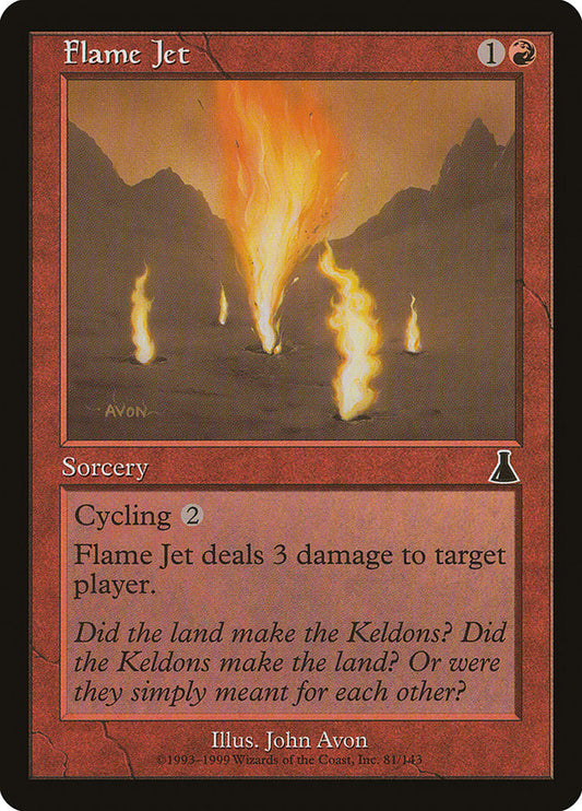 MTG Card Title: Flame Jet UDS/81