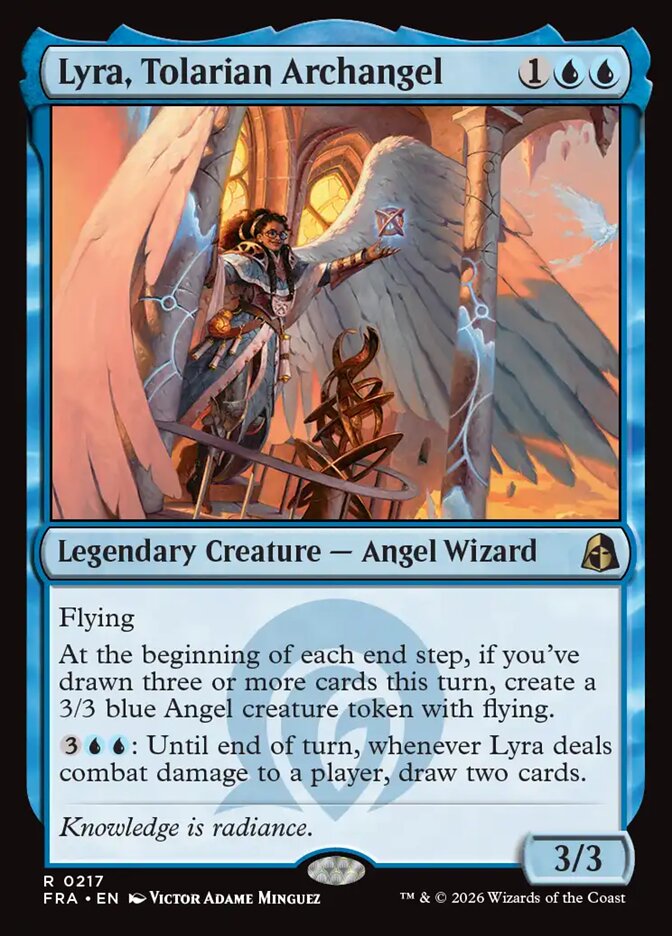 MTG Card Title: Lyra, Tolarian Archangel FRA/217
