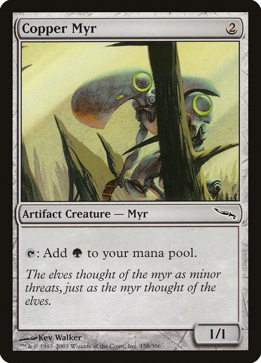 MTG Card Title: Copper Myr MRD/158