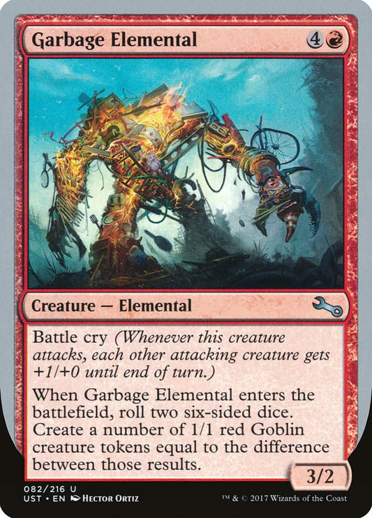 MTG Card Title: Garbage Elemental UST/82c