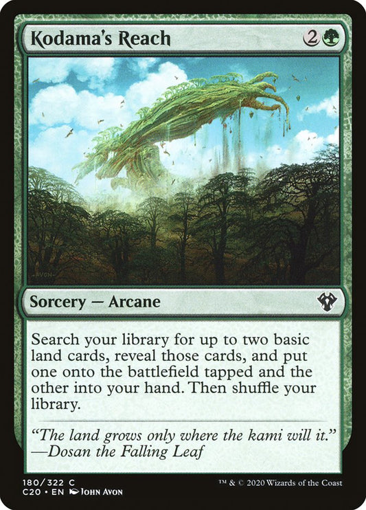 MTG Card Title: Kodama's Reach C20/180