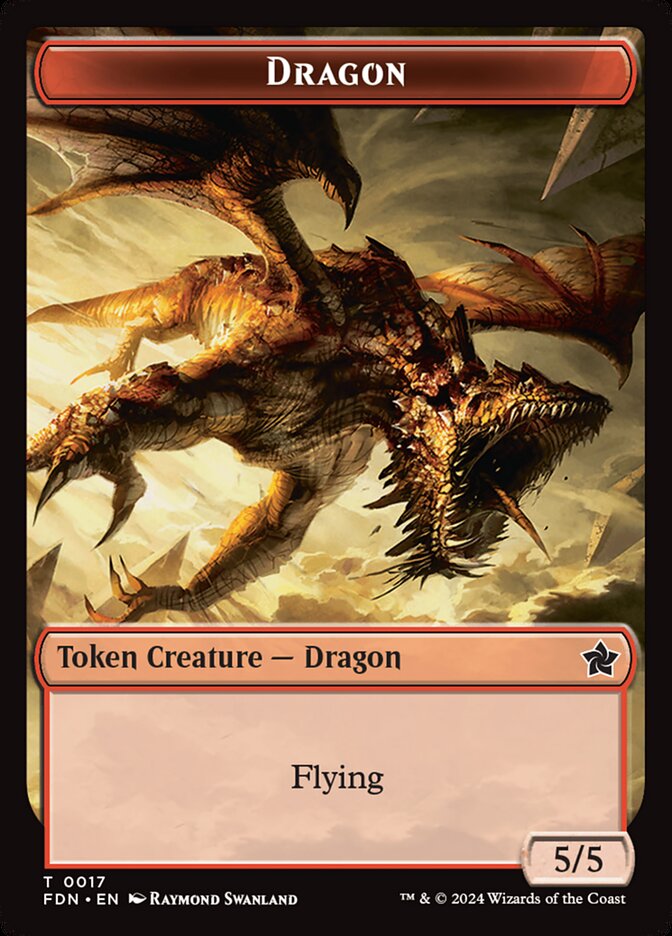 MTG Card Title: Dragon TFDN/17