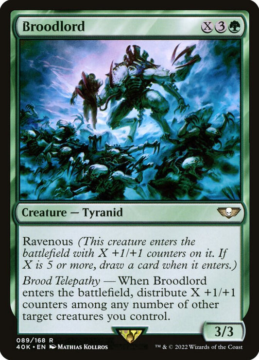 MTG Card Title: Broodlord 40K/89