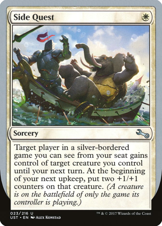 MTG Card Title: Side Quest UST/23