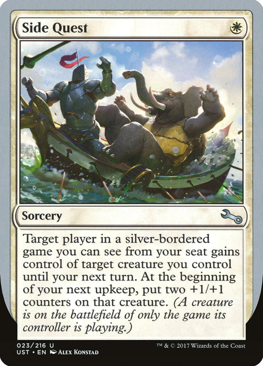 MTG Card Title: Side Quest UST/23