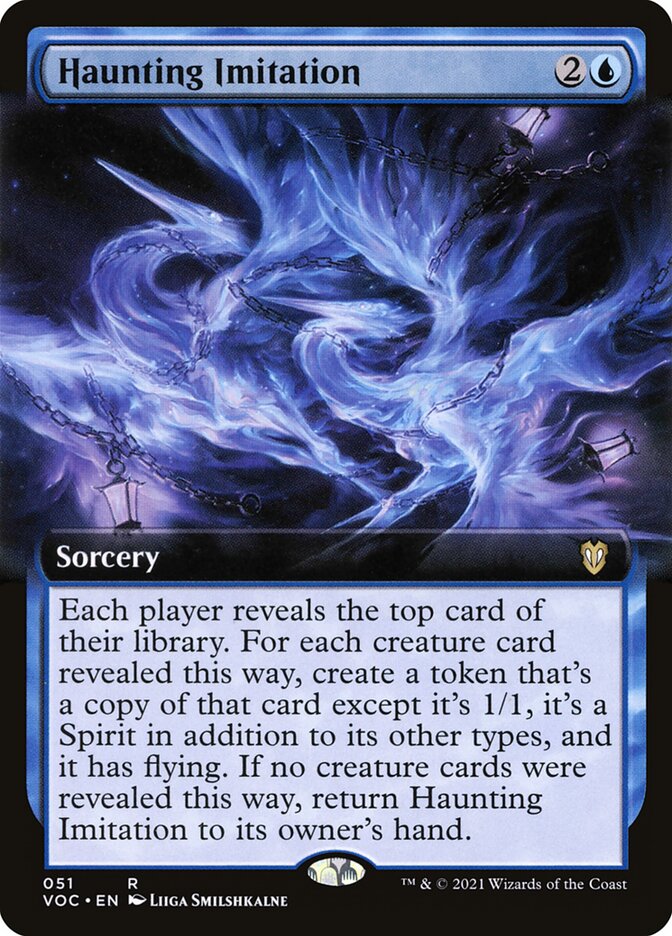 MTG Card Title: Haunting Imitation VOC/51