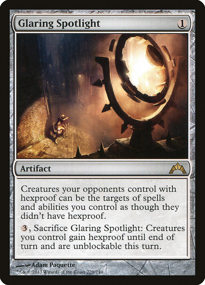 MTG Card Title: Glaring Spotlight GTC/229