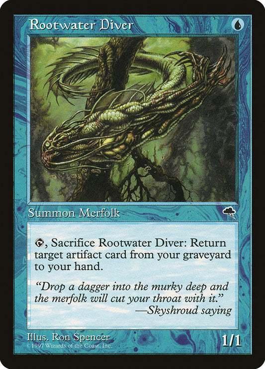 MTG Card Title: Rootwater Diver TMP/81