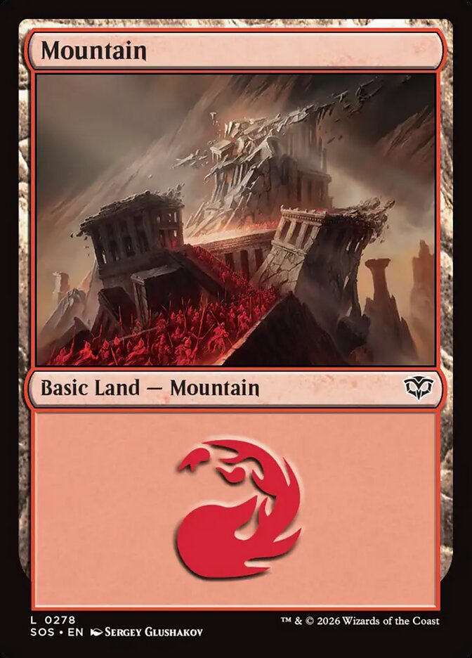 MTG Card Title: Mountain SOS/278