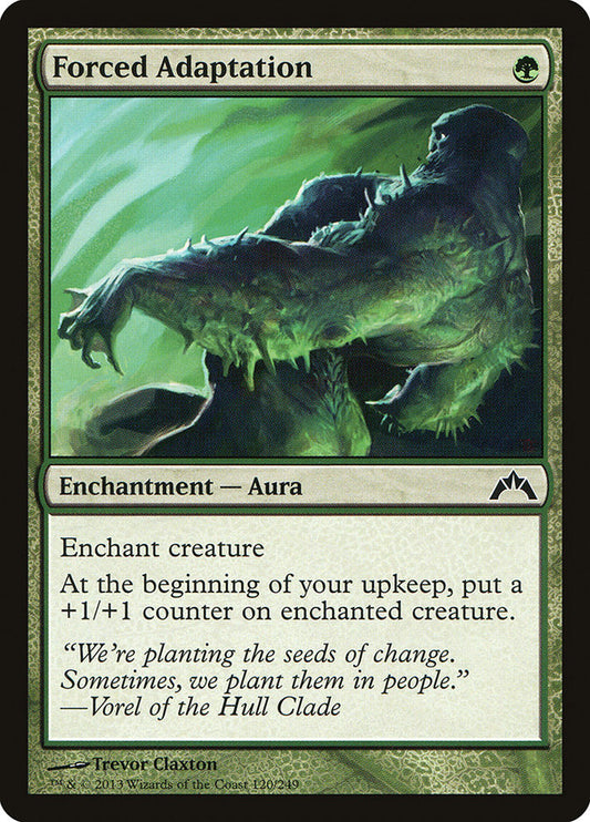 MTG Card Title: Forced Adaptation GTC/120