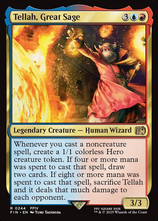 MTG Card Title: Tellah, Great Sage FIN/244