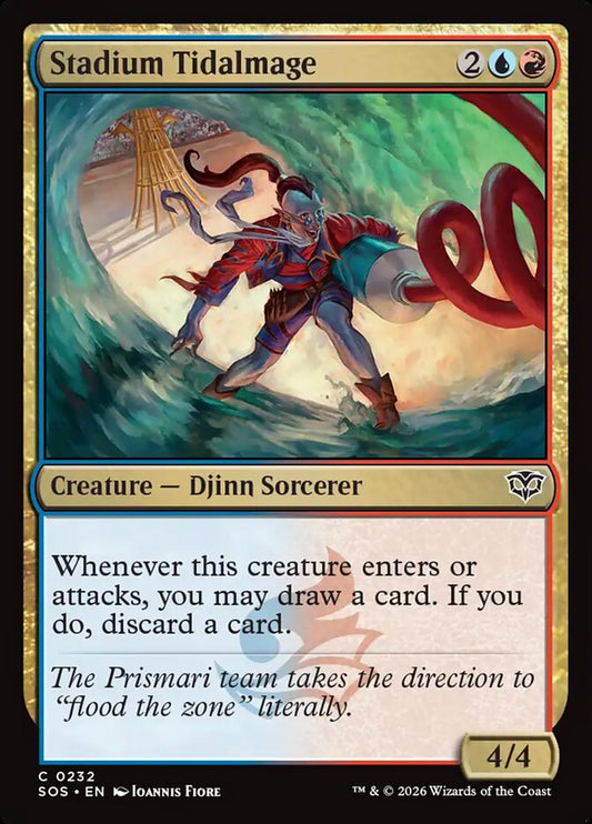 MTG Card Title: Stadium Tidalmage SOS/232