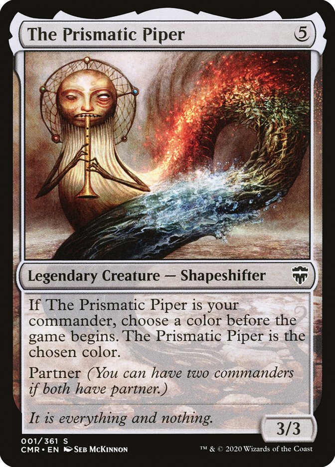 MTG Card Title: The Prismatic Piper CMR/1