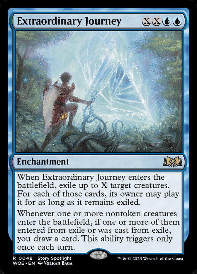 MTG Card Title: Extraordinary Journey WOE/48
