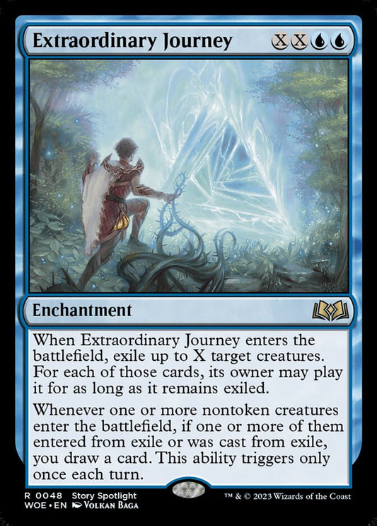 MTG Card Title: Extraordinary Journey WOE/48