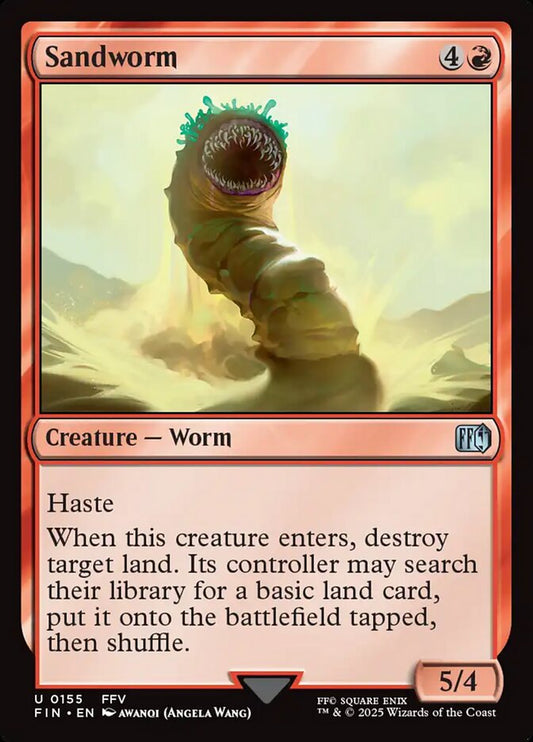 MTG Card Title: Sandworm FIN/155