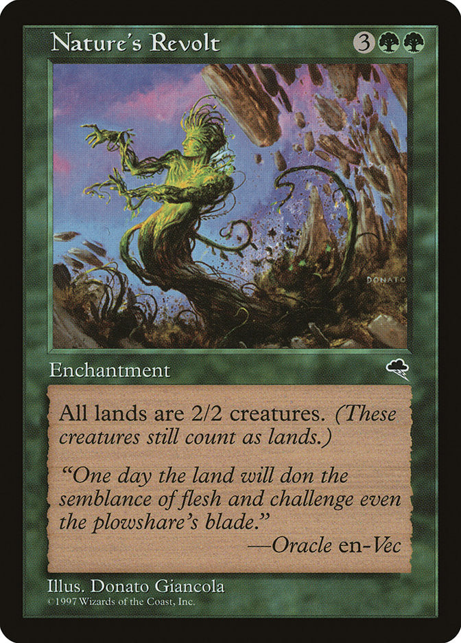 MTG Card Title: Nature's Revolt TMP/240