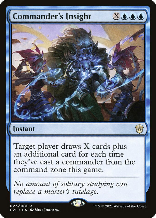 MTG Card Title: Commander's Insight C21/23