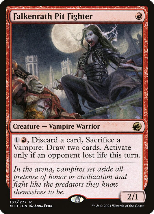 MTG Card Title: Falkenrath Pit Fighter MID/137