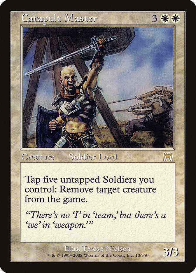 MTG Card Title: Catapult Master ONS/10